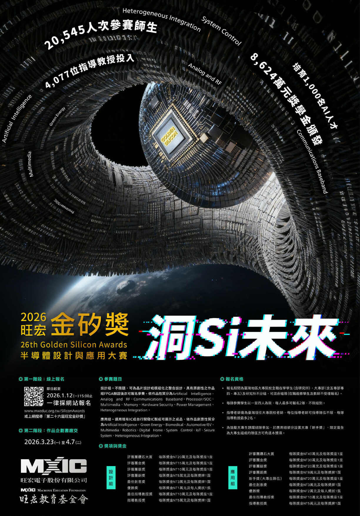 【競賽活動】第26屆旺宏金矽獎圖片